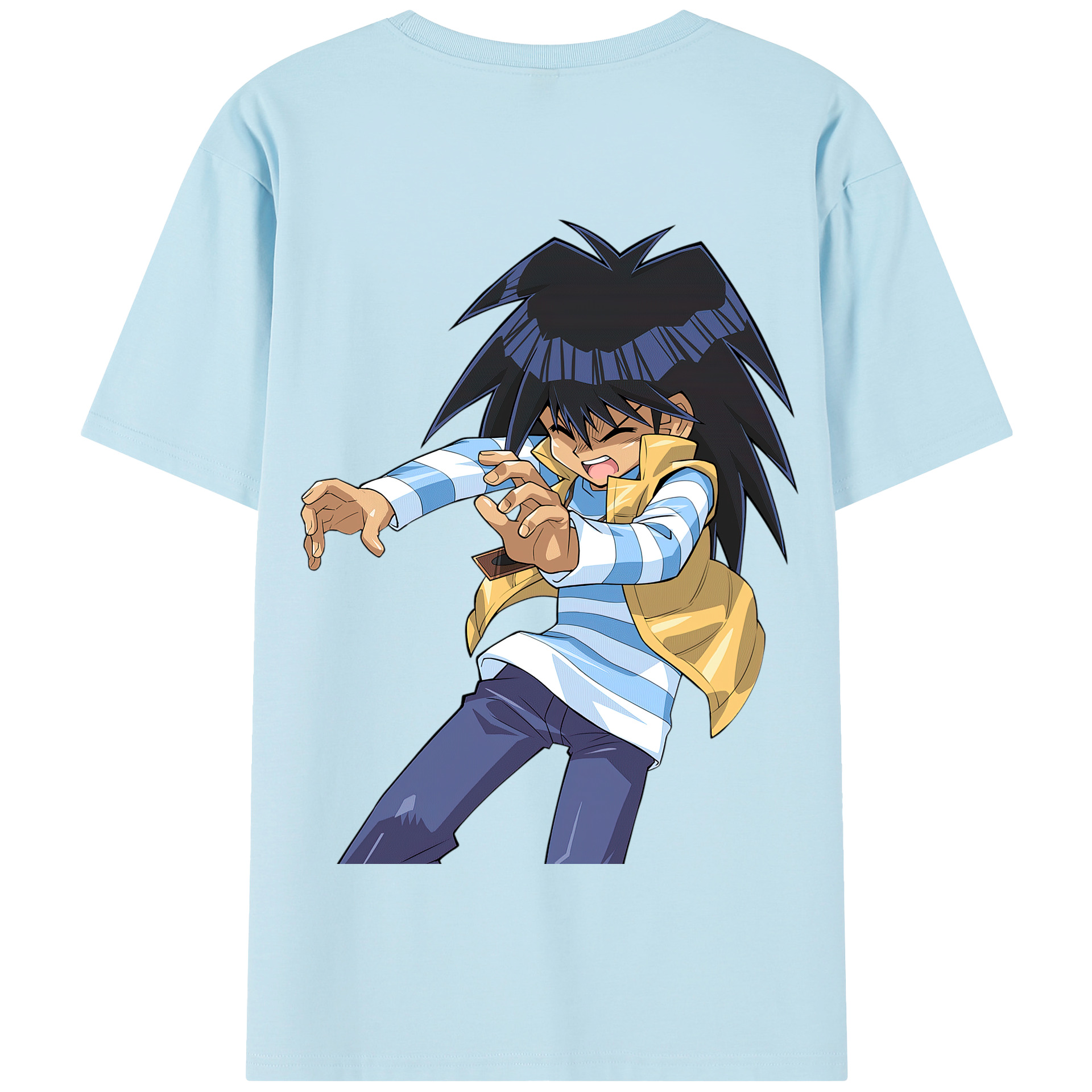 （画像用） 遊☆戯☆王 Yu-Gi-Oh! 綿100％半袖Tシャツ（背面プリント）